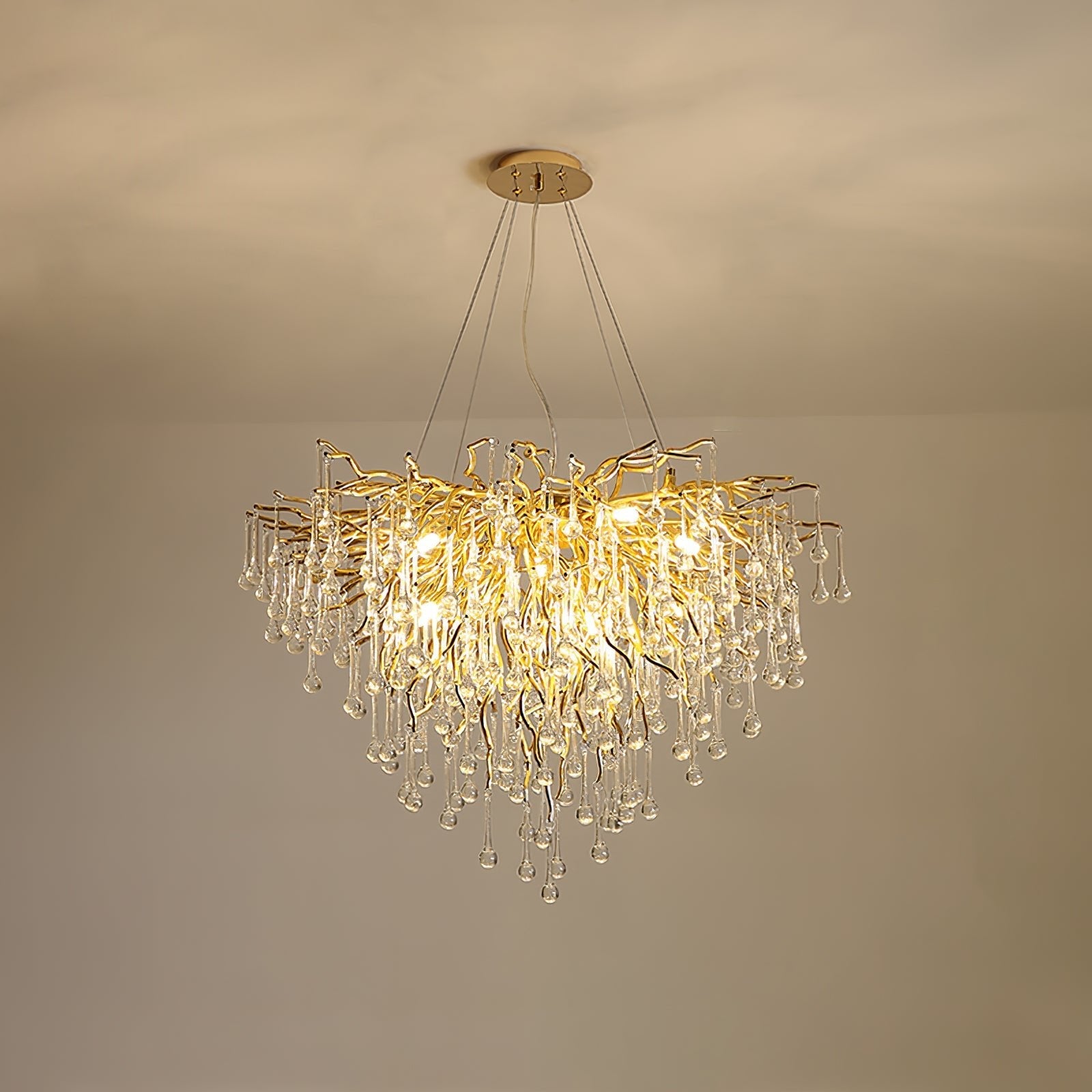 Teardrop Crystal Chandelier - YhLamps