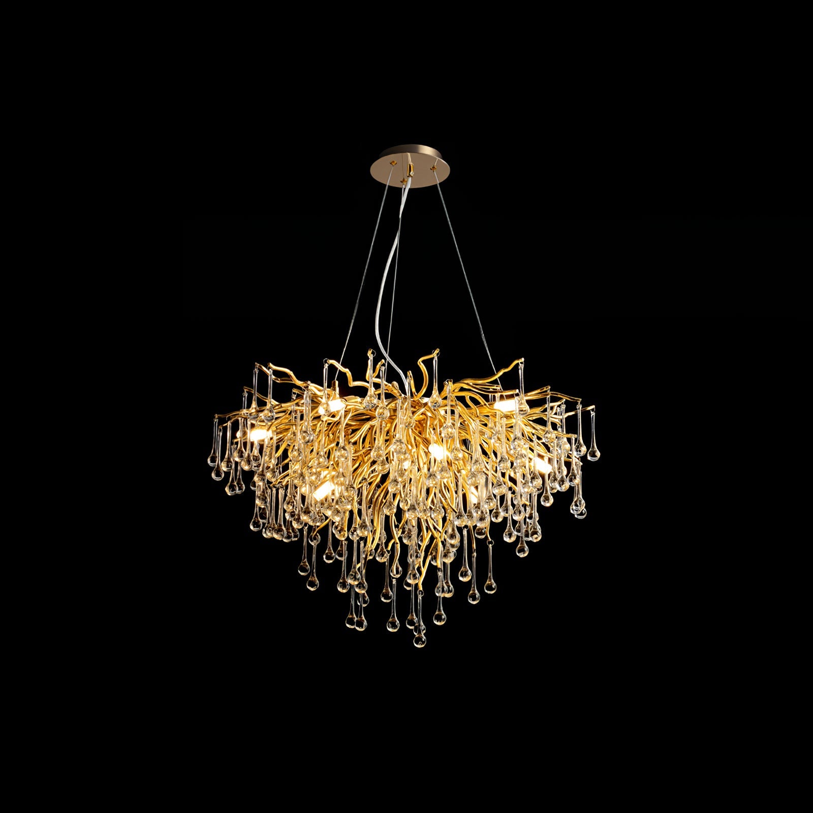 Teardrop Crystal Chandelier - YhLamps