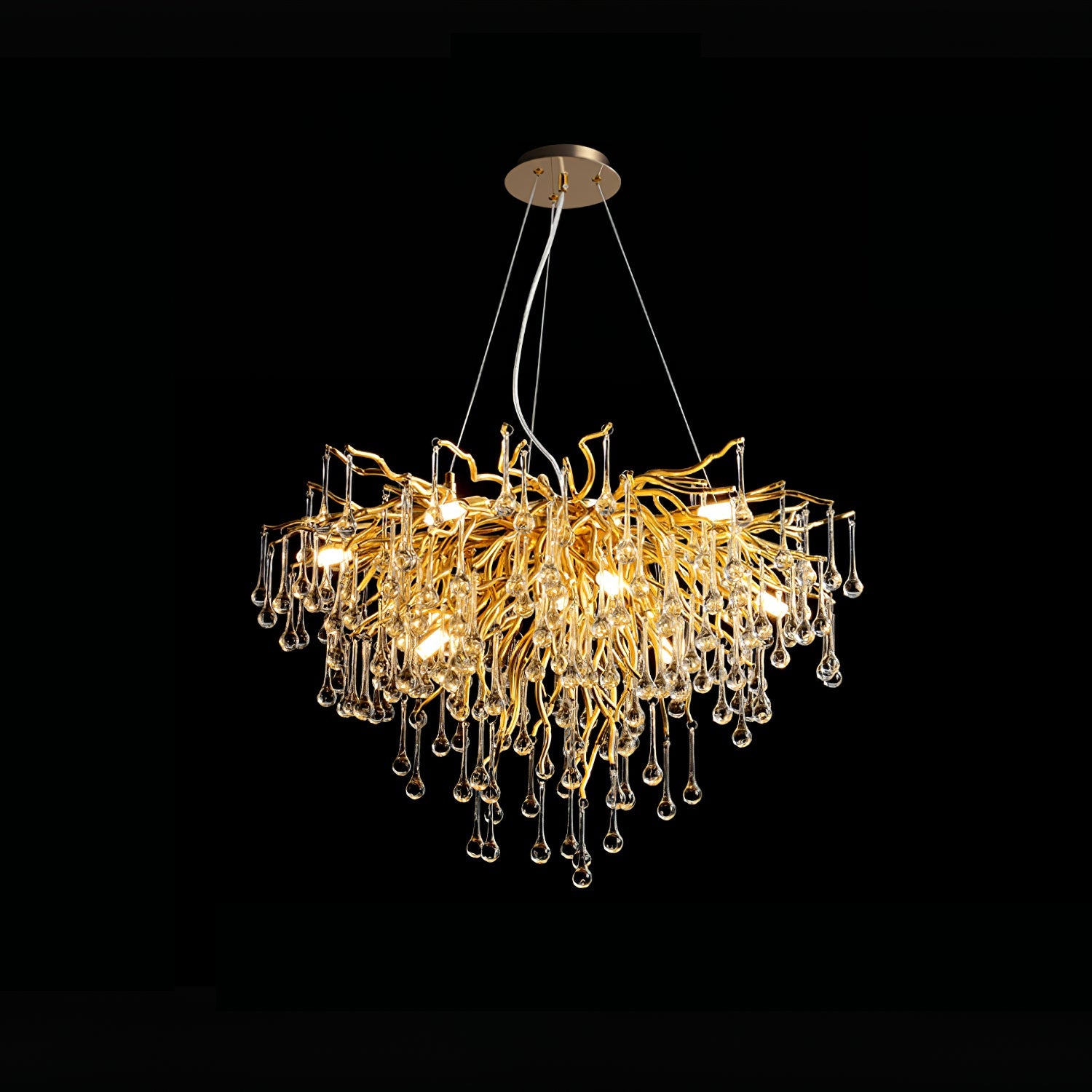 Teardrop Crystal Chandelier - YhLamps