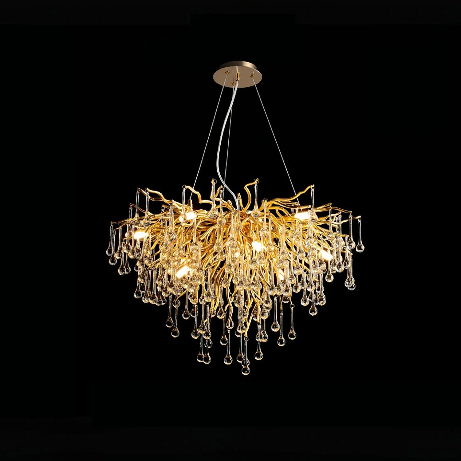 Teardrop Crystal Chandelier - YhLamps