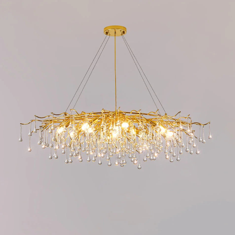 Teardrop Crystal Chandelier - YhLamps