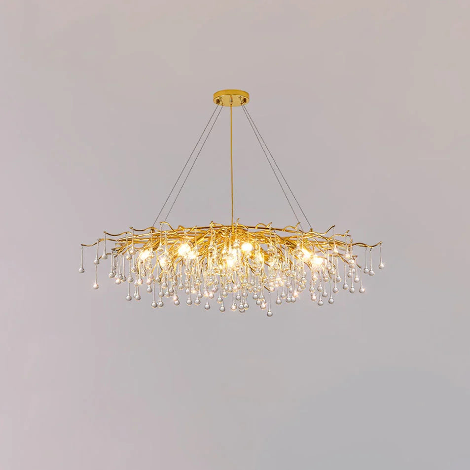 Teardrop Crystal Chandelier - YhLamps
