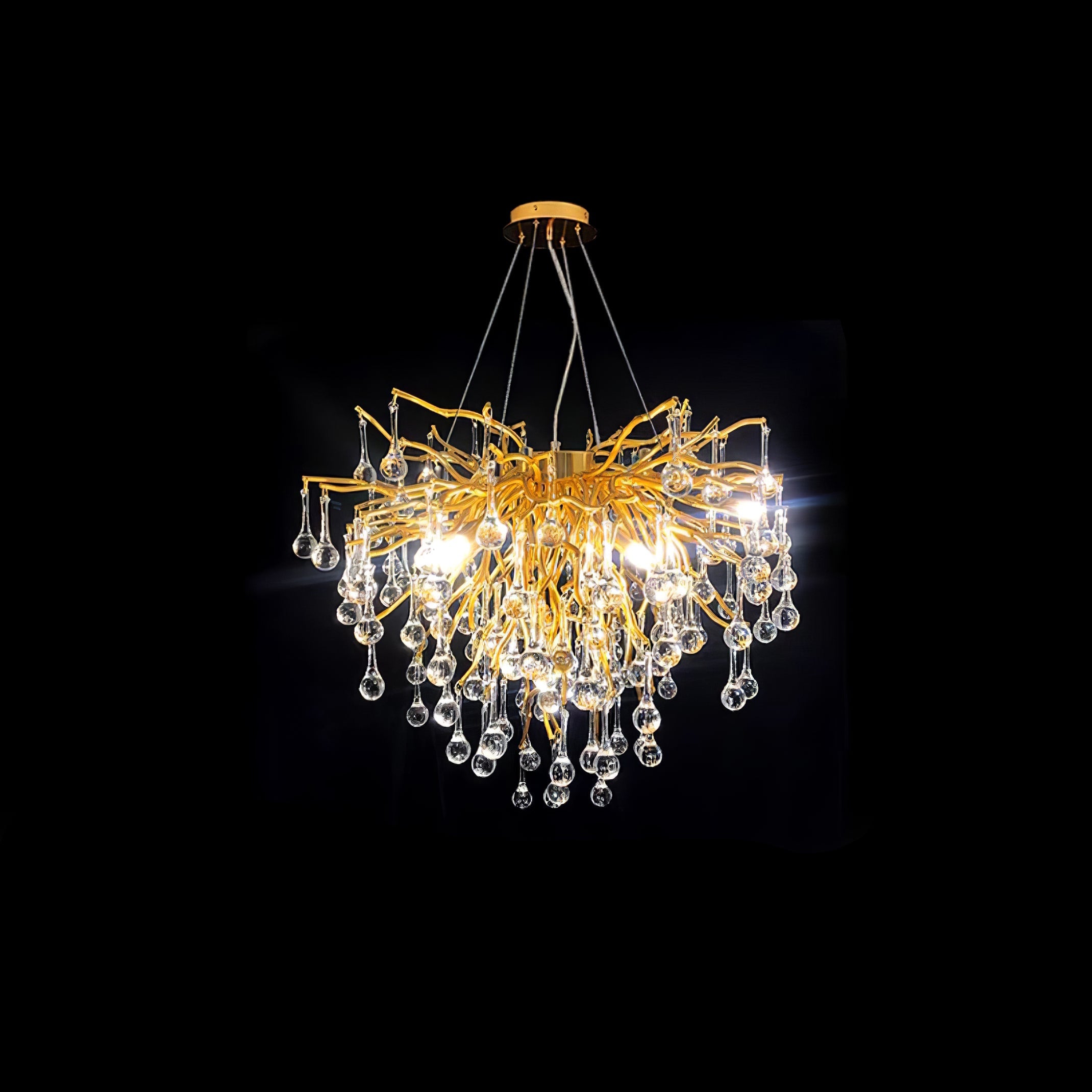 Teardrop Crystal Chandelier - YhLamps