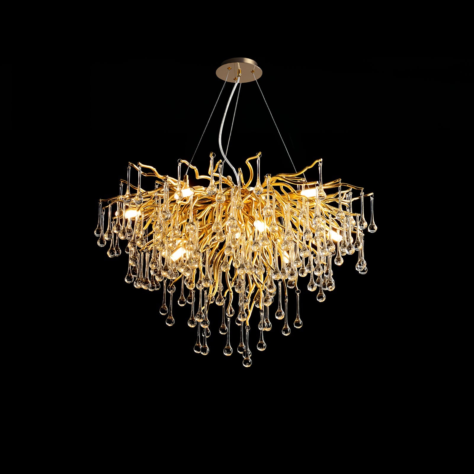 Teardrop Crystal Chandelier - YhLamps