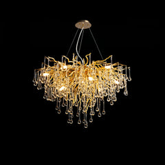 Teardrop Crystal Chandelier - YhLamps