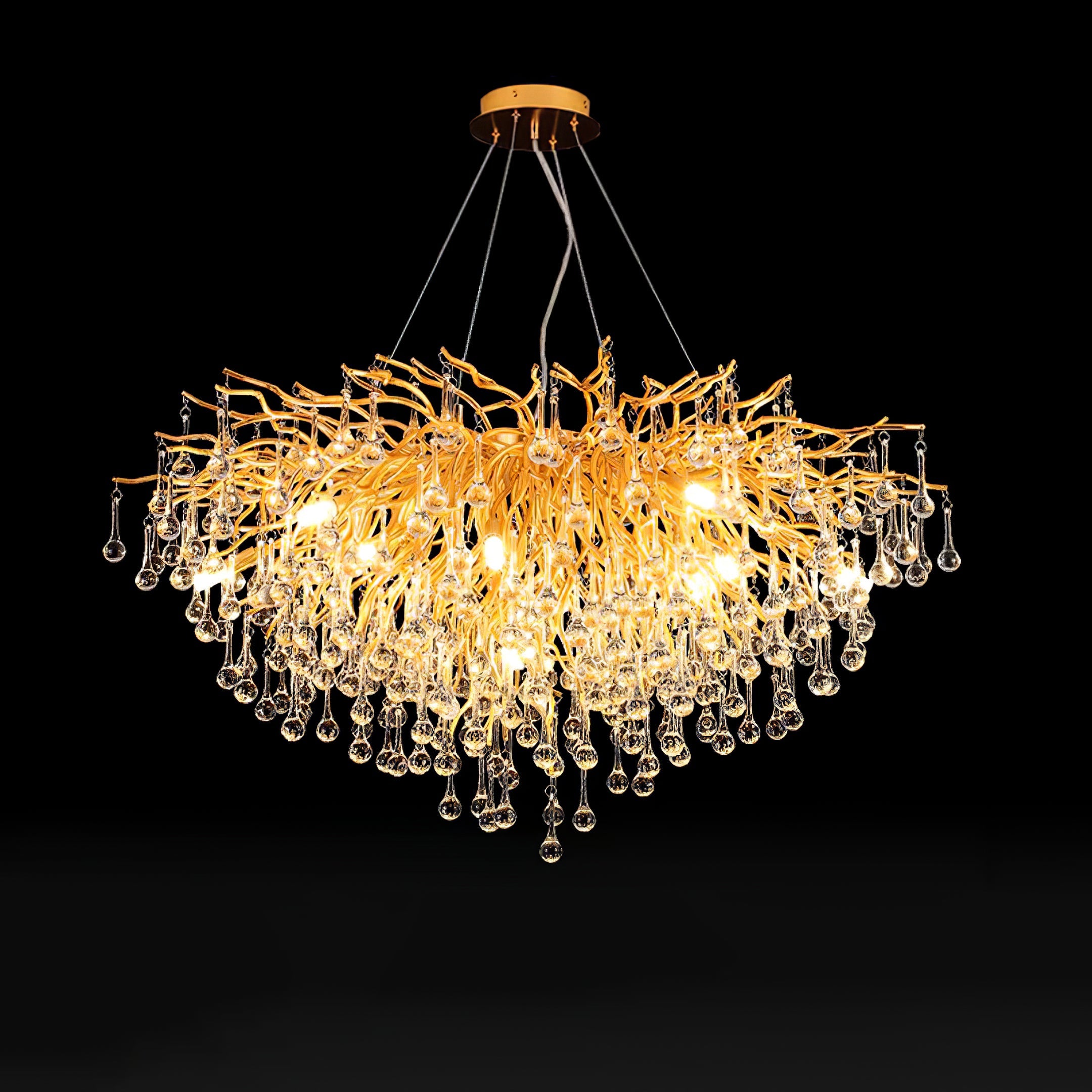Teardrop Crystal Chandelier - YhLamps