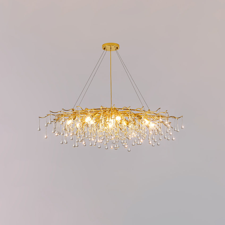 Teardrop Crystal Chandelier - YhLamps