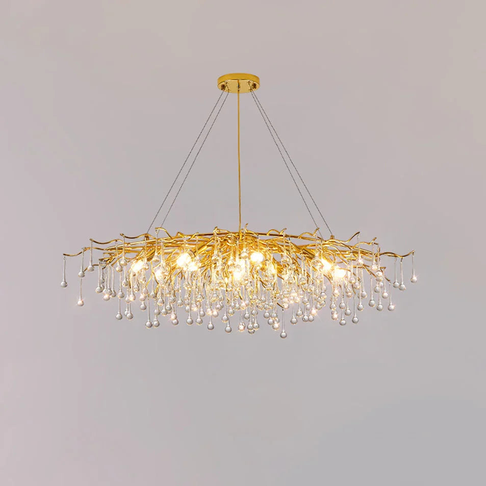 Teardrop Crystal Chandelier - YhLamps