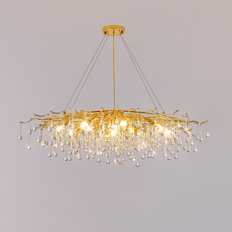 Teardrop Crystal Chandelier - YhLamps