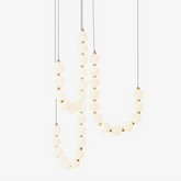 Acrylic Pearl Necklace Chandelier - YhLamps