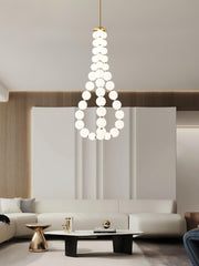 Acrylic Pearl Necklace Chandelier - YhLamps