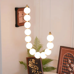 Acrylic Pearl Necklace Chandelier - YhLamps
