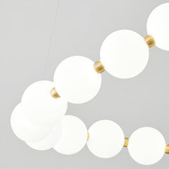 Acrylic Pearl Necklace Chandelier - YhLamps