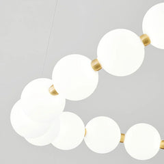 Acrylic Pearl Necklace Chandelier - YhLamps