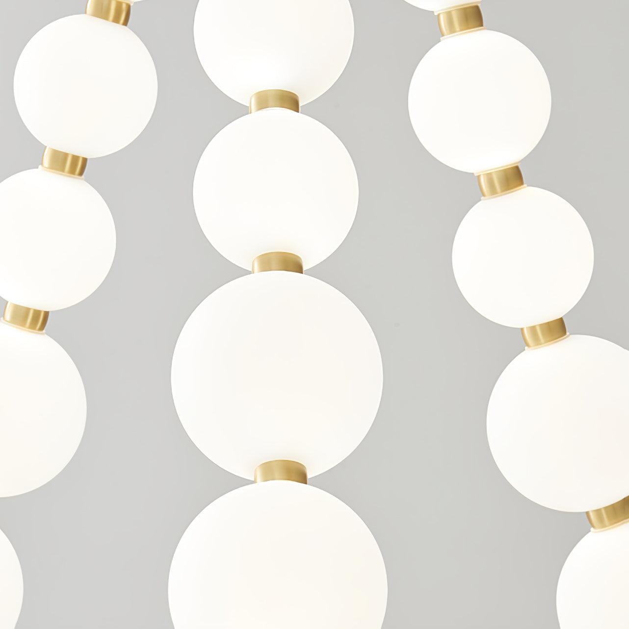 Acrylic Pearl Necklace Chandelier - YhLamps