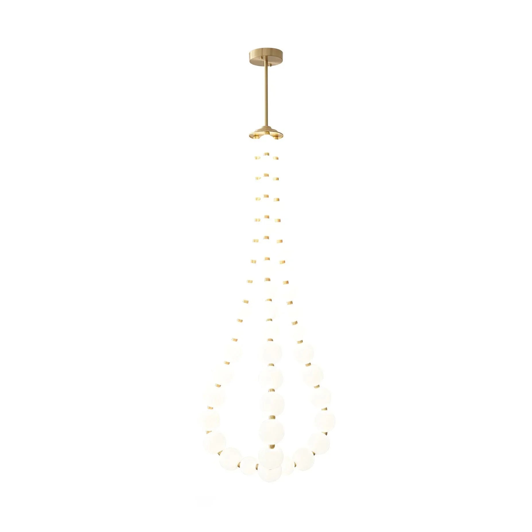 Acrylic Pearl Necklace Chandelier - YhLamps