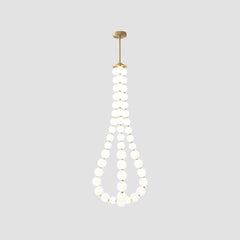 Acrylic Pearl Necklace Chandelier - YhLamps
