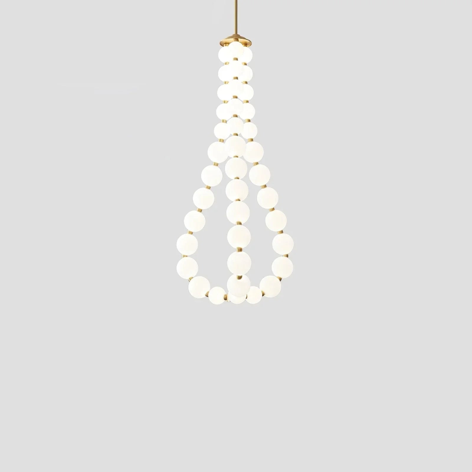 Acrylic Pearl Necklace Chandelier - YhLamps