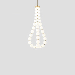 Acrylic Pearl Necklace Chandelier - YhLamps