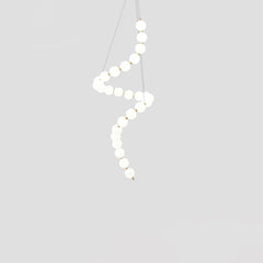 Acrylic Pearl Necklace Chandelier - YhLamps