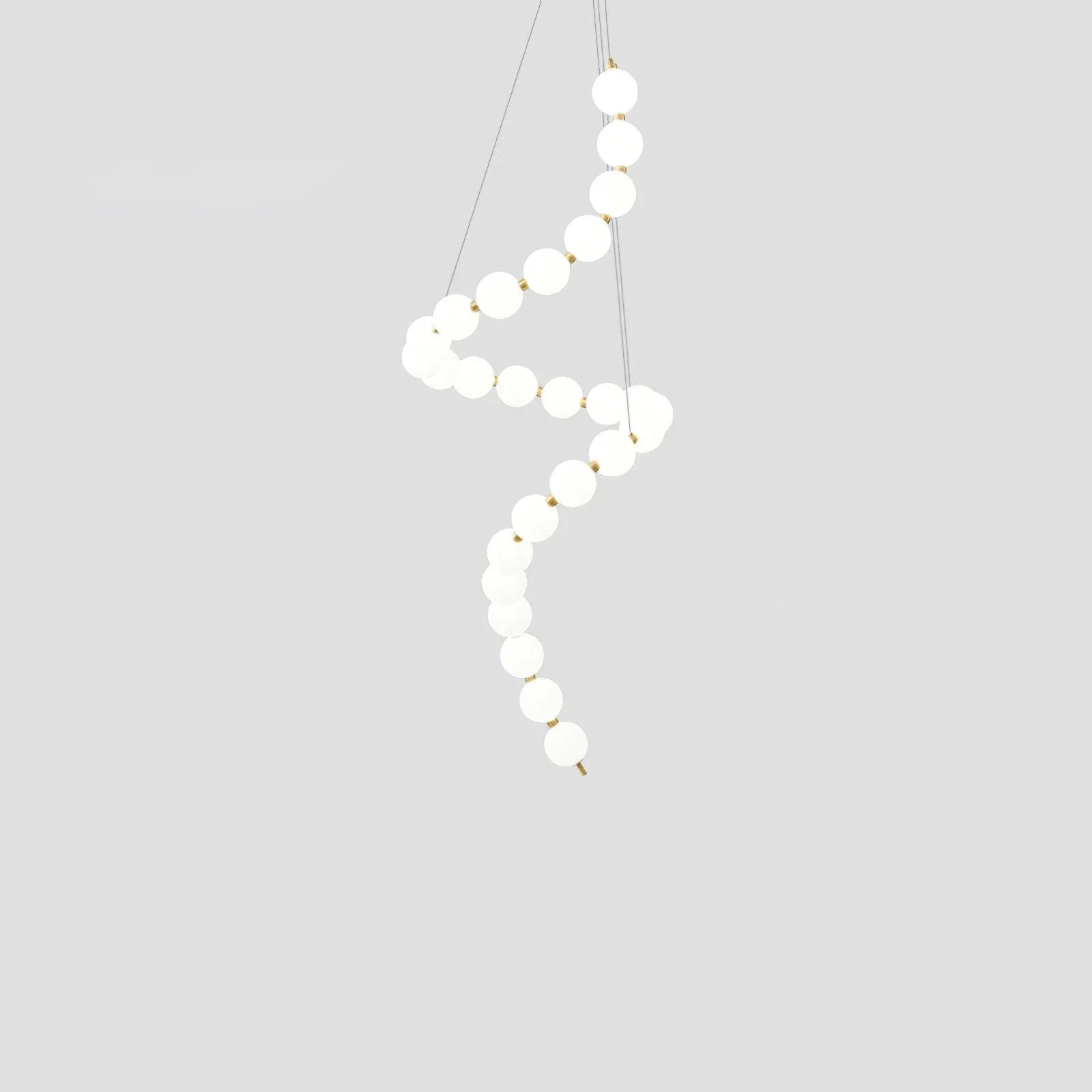 Acrylic Pearl Necklace Chandelier - YhLamps