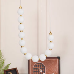 Acrylic Pearl Necklace Chandelier - YhLamps