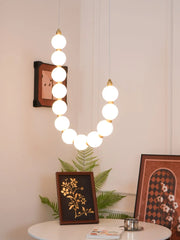 Acrylic Pearl Necklace Chandelier - YhLamps