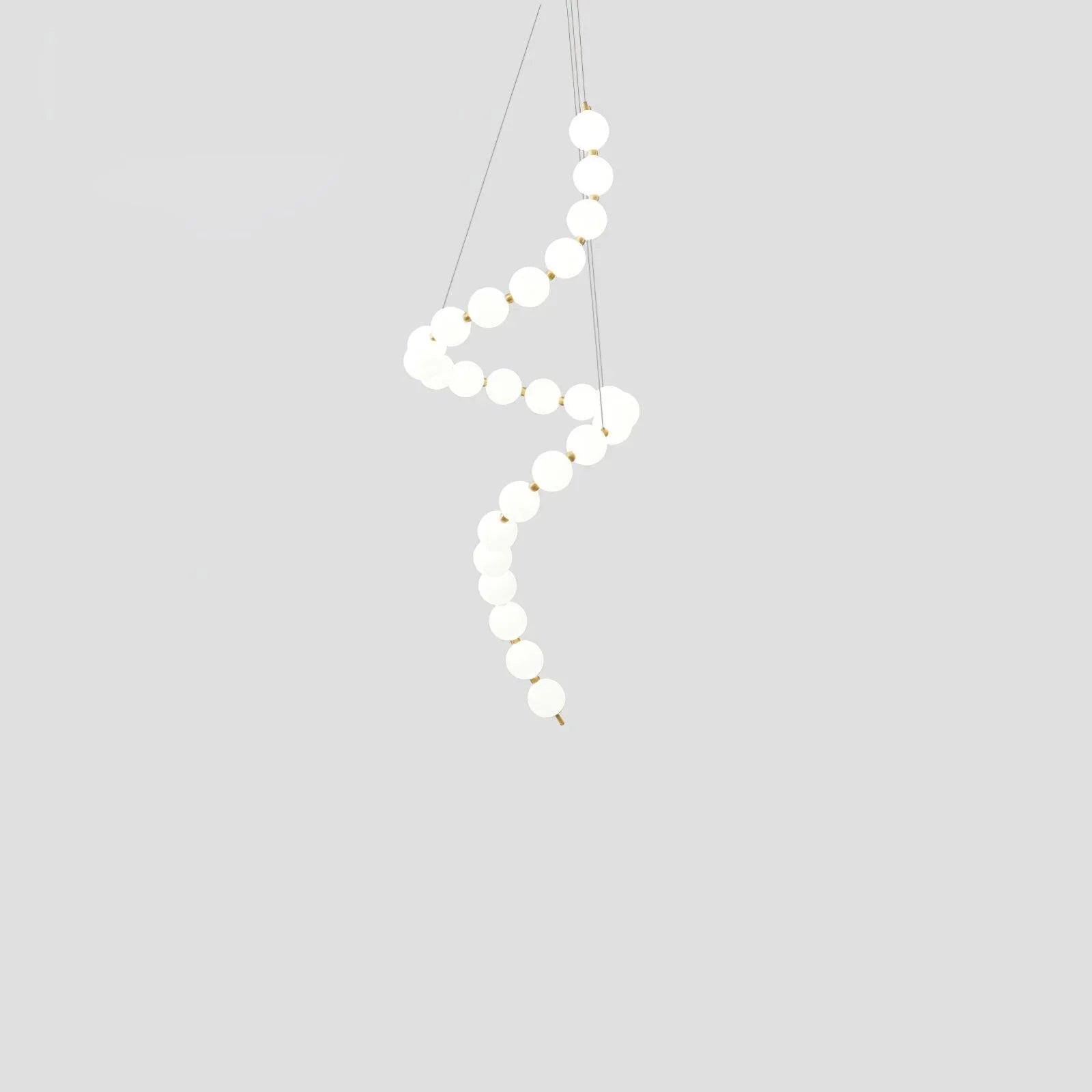 Acrylic Pearl Necklace Chandelier - YhLamps