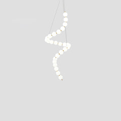 Acrylic Pearl Necklace Chandelier - YhLamps