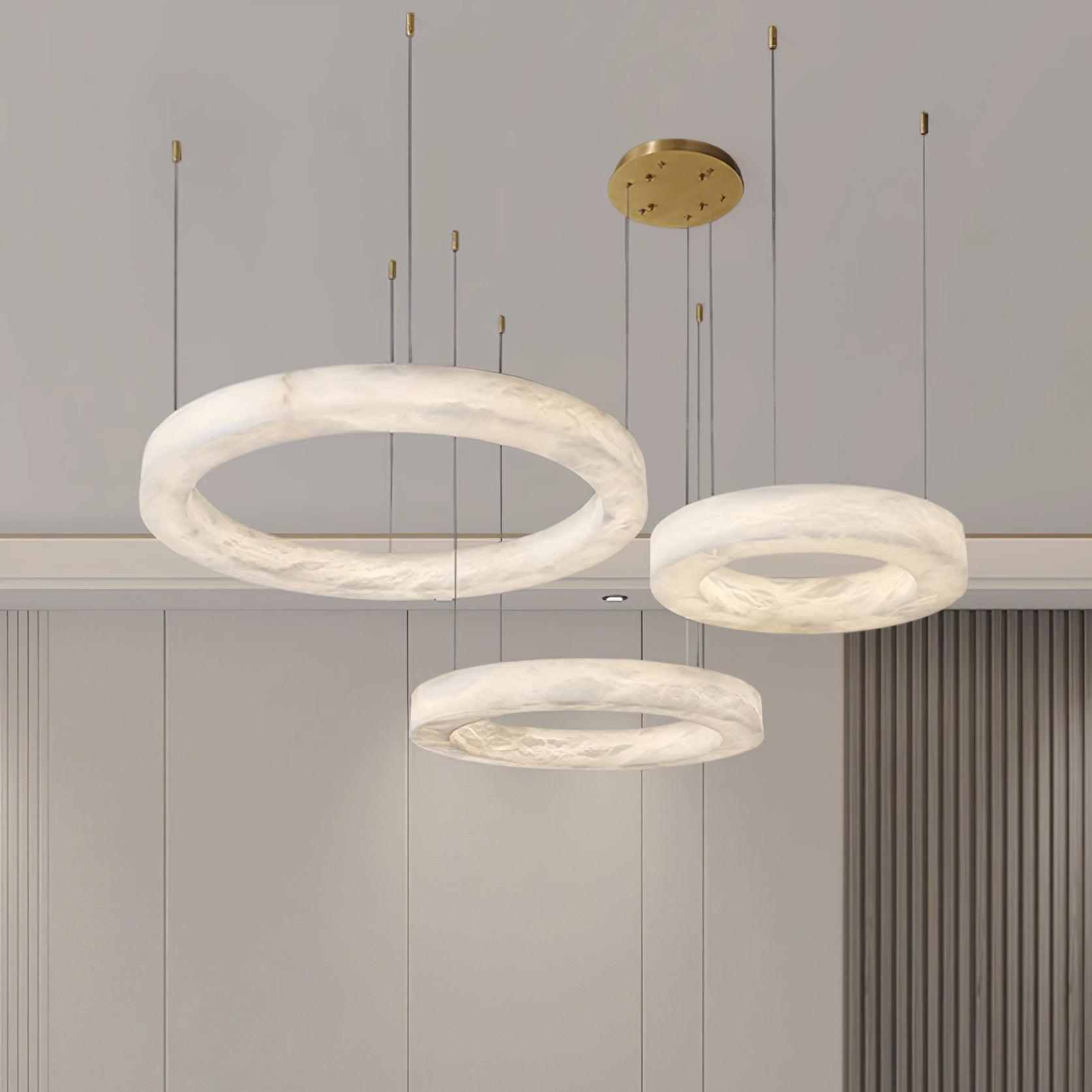 Marika Alabaster Chandelier - YhLamps