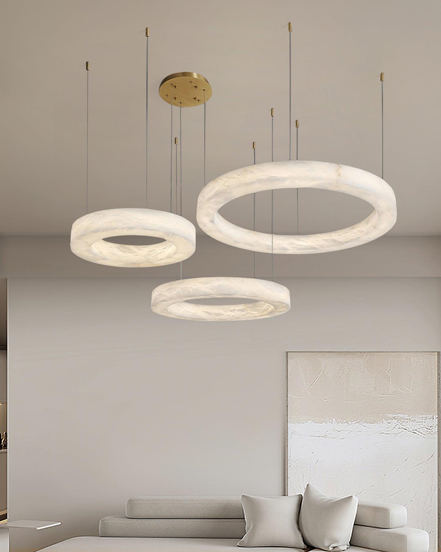 Marika Alabaster Chandelier - YhLamps