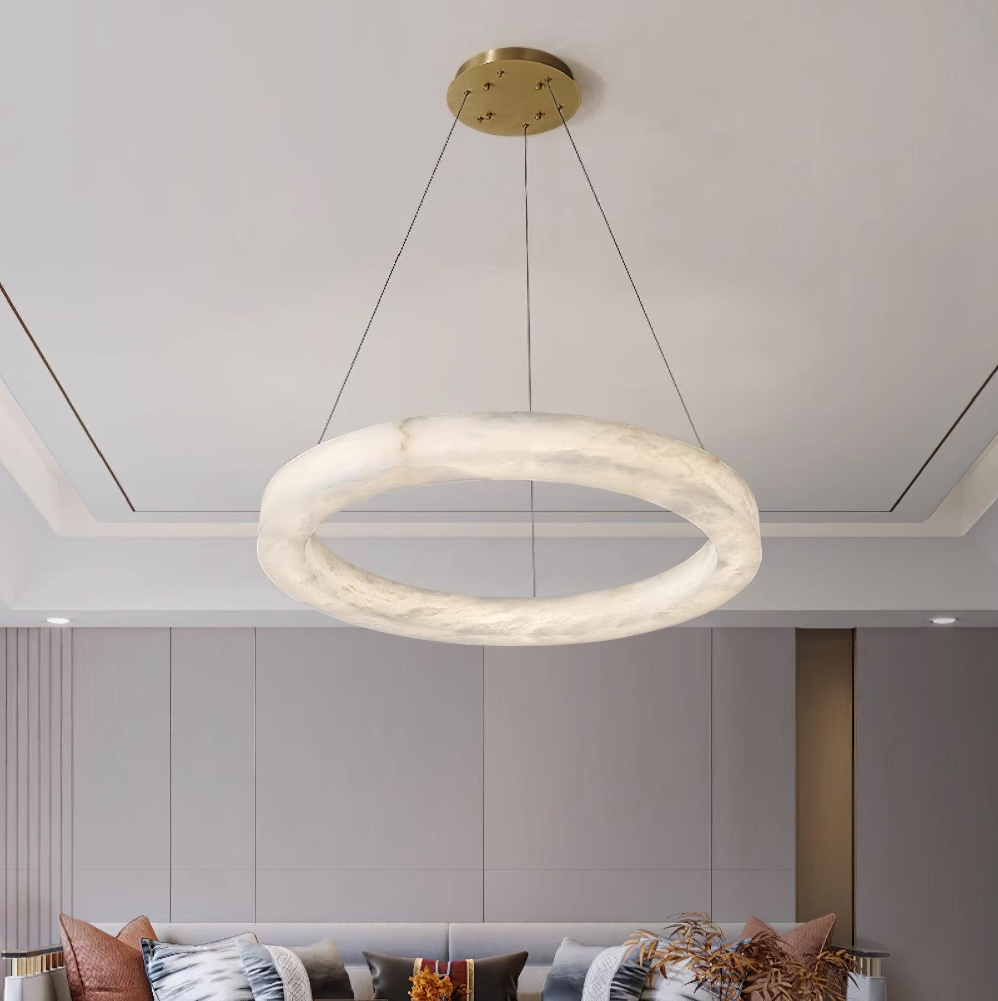 Marika Alabaster Chandelier - YhLamps