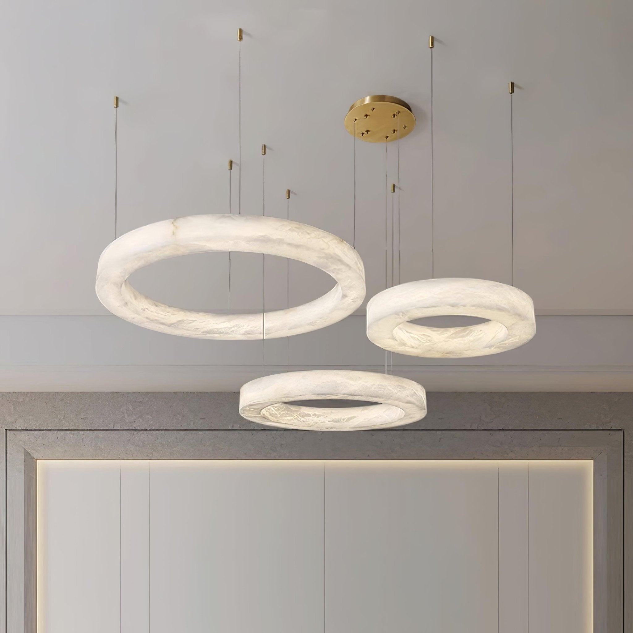 Marika Alabaster Chandelier - YhLamps
