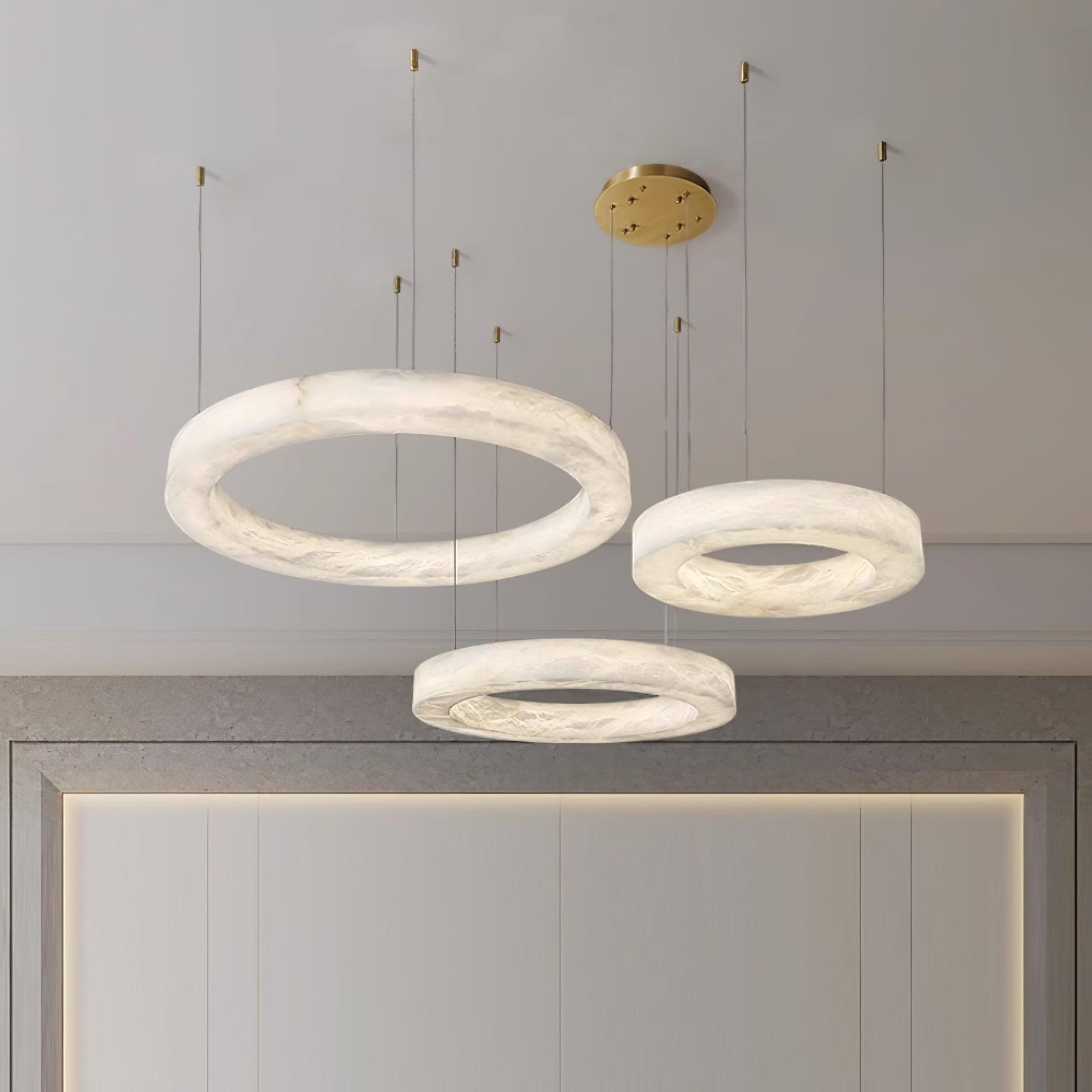 Marika Alabaster Chandelier - YhLamps