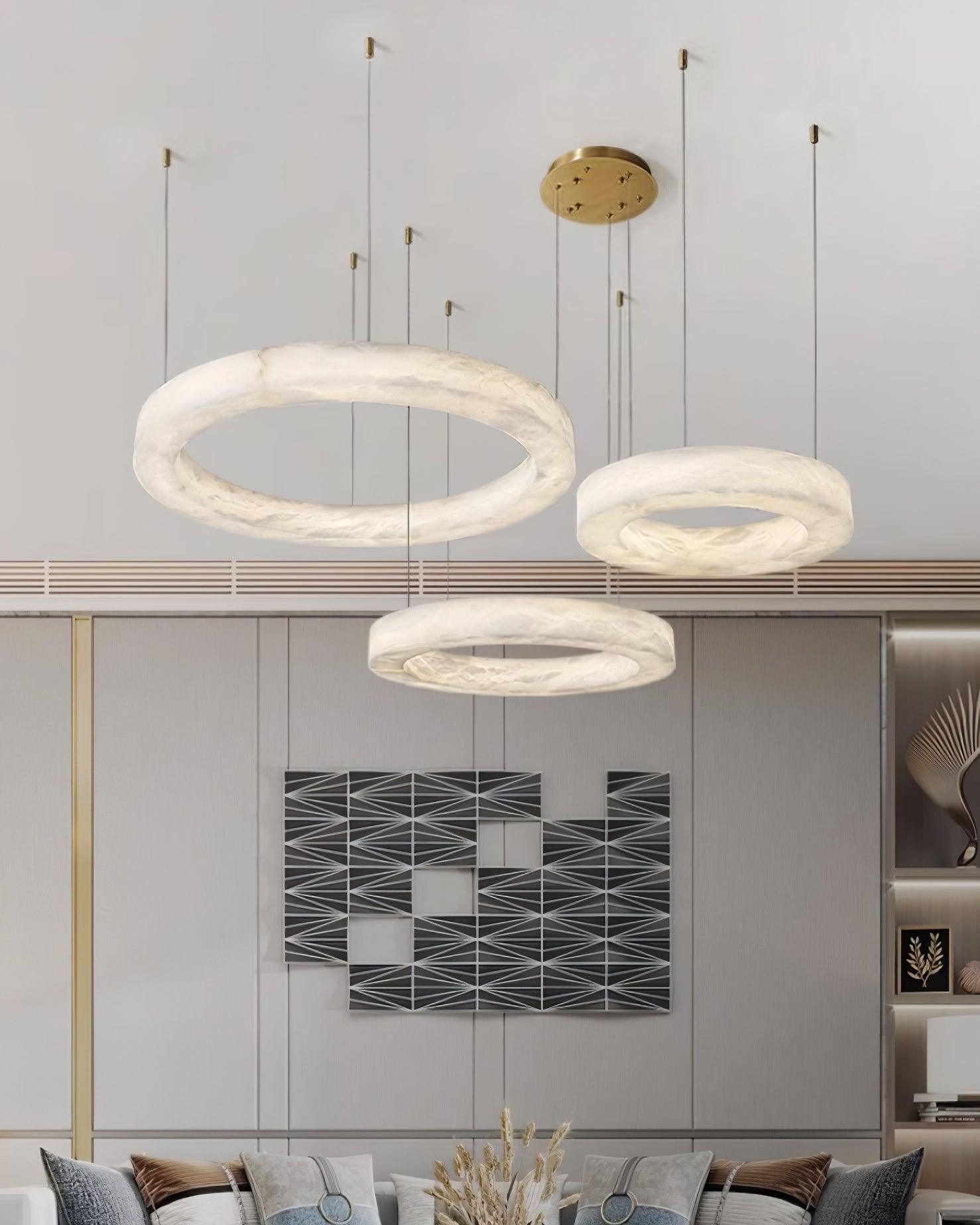 Marika Alabaster Chandelier - YhLamps