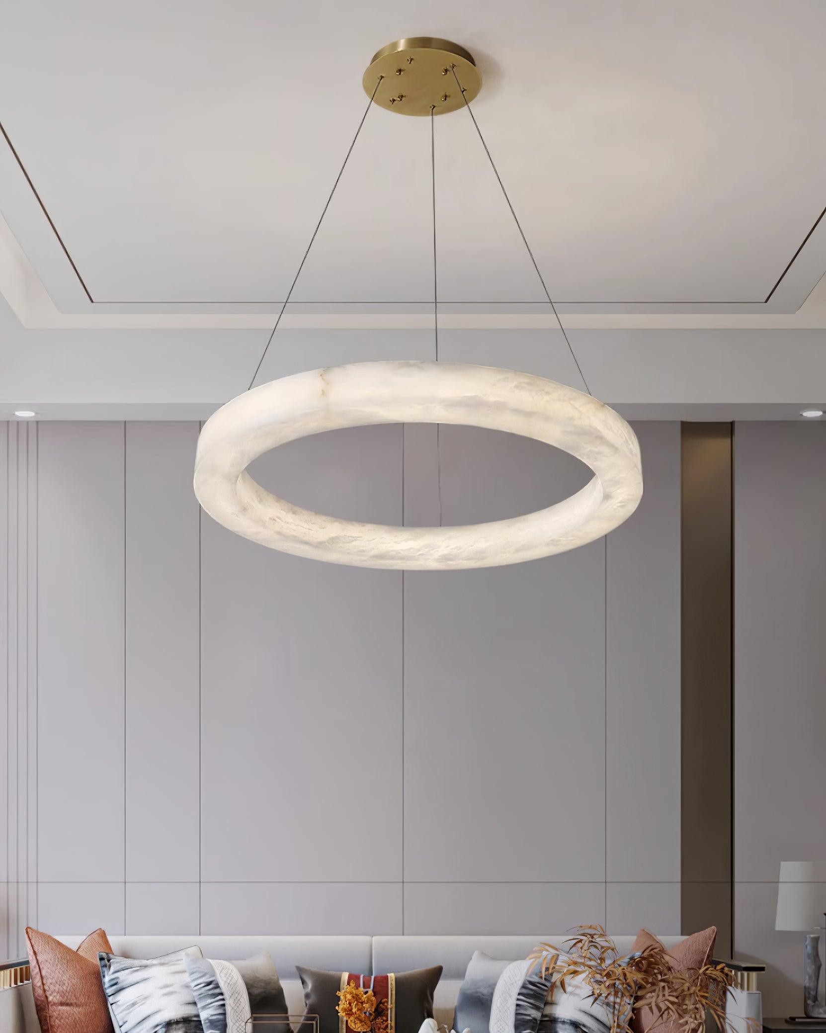 Marika Alabaster Chandelier - YhLamps
