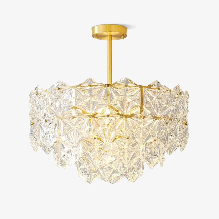 Snowflake Glass Chandelier - YhLamps