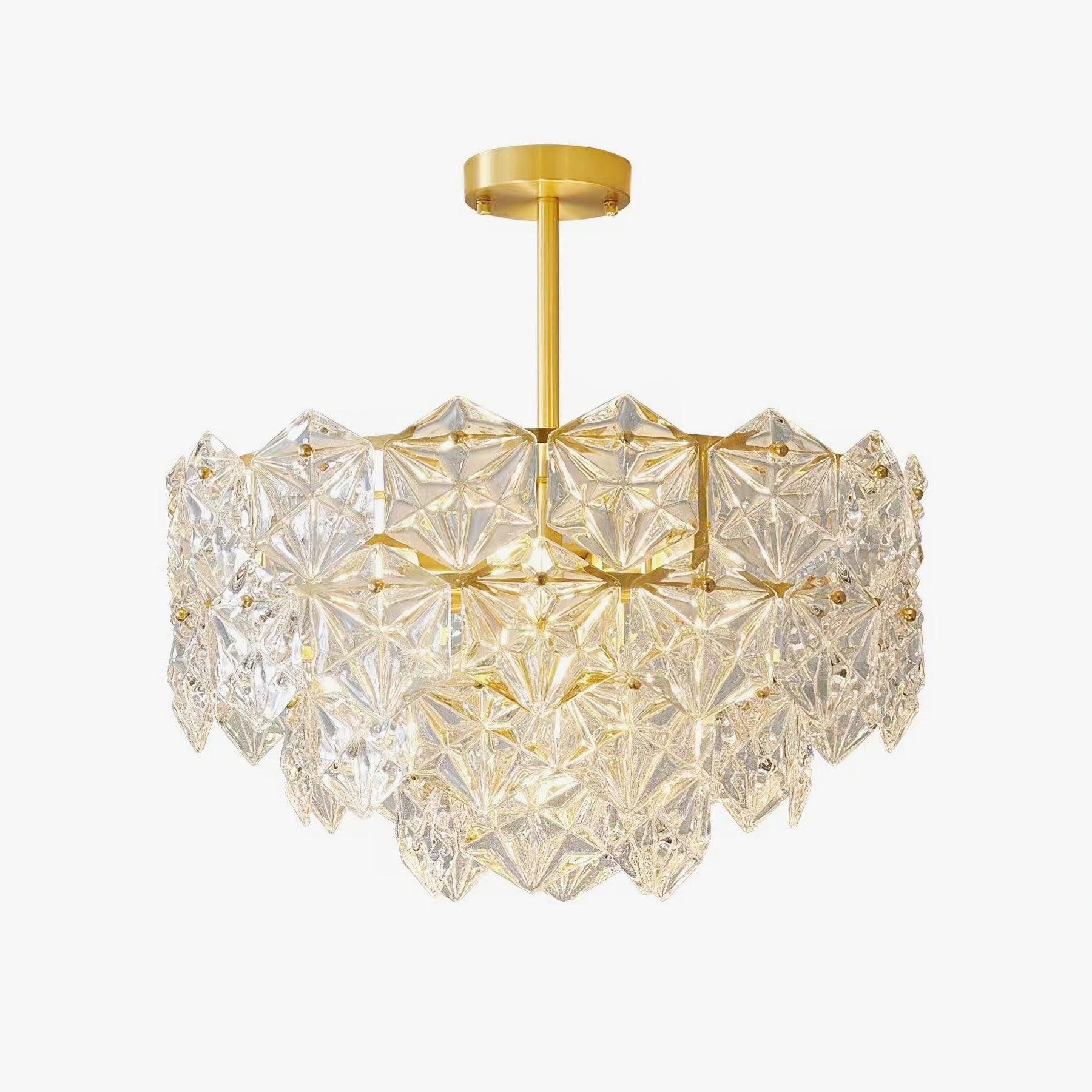 Snowflake Glass Chandelier - YhLamps