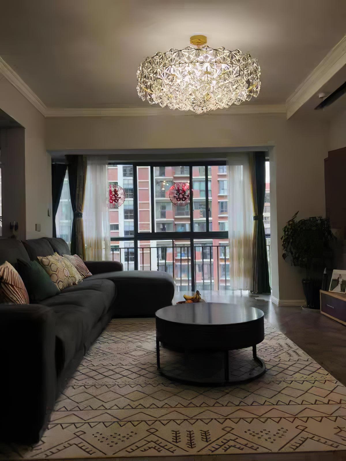 Snowflake Glass Chandelier - YhLamps