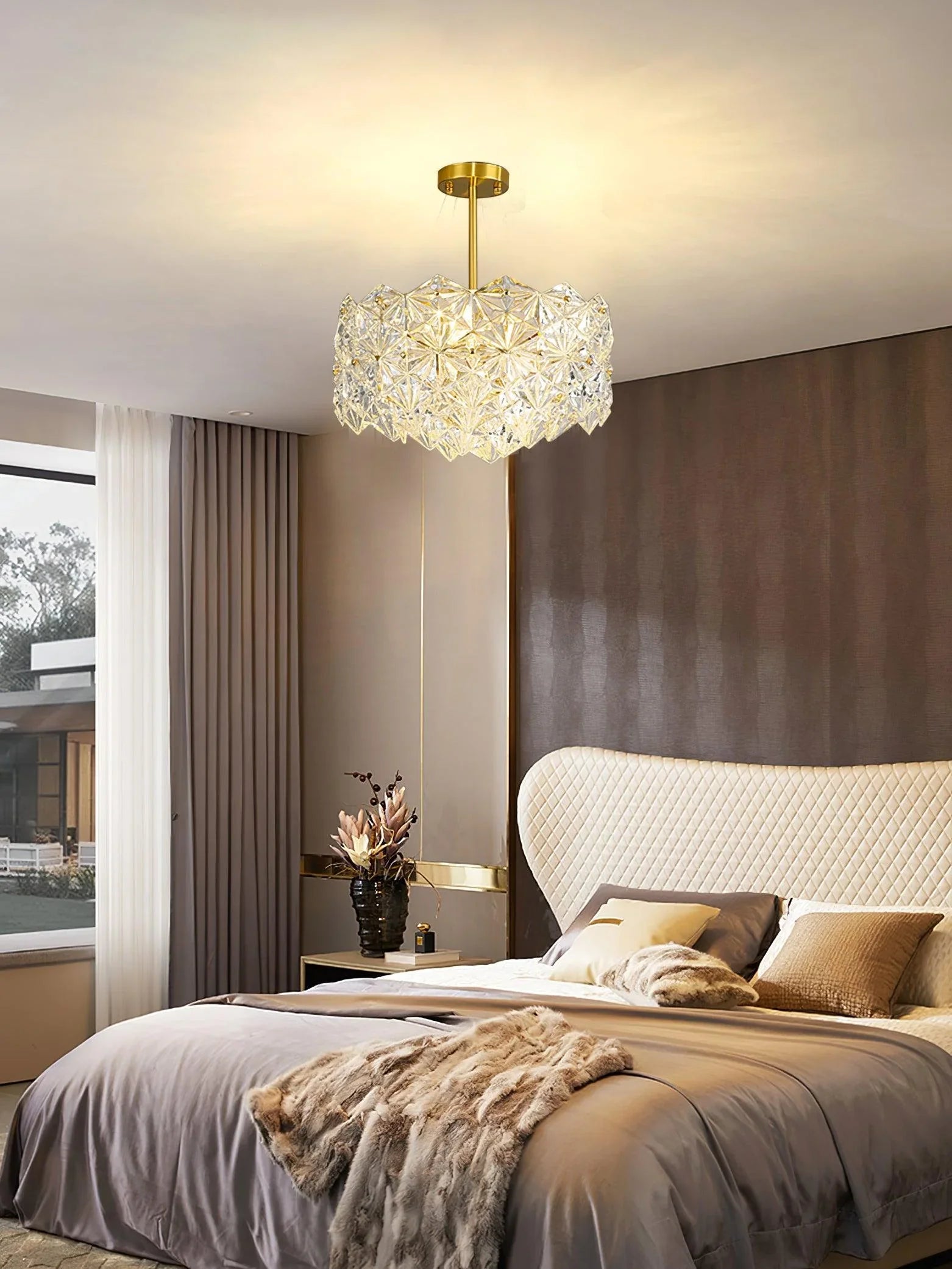 Snowflake Glass Chandelier - YhLamps