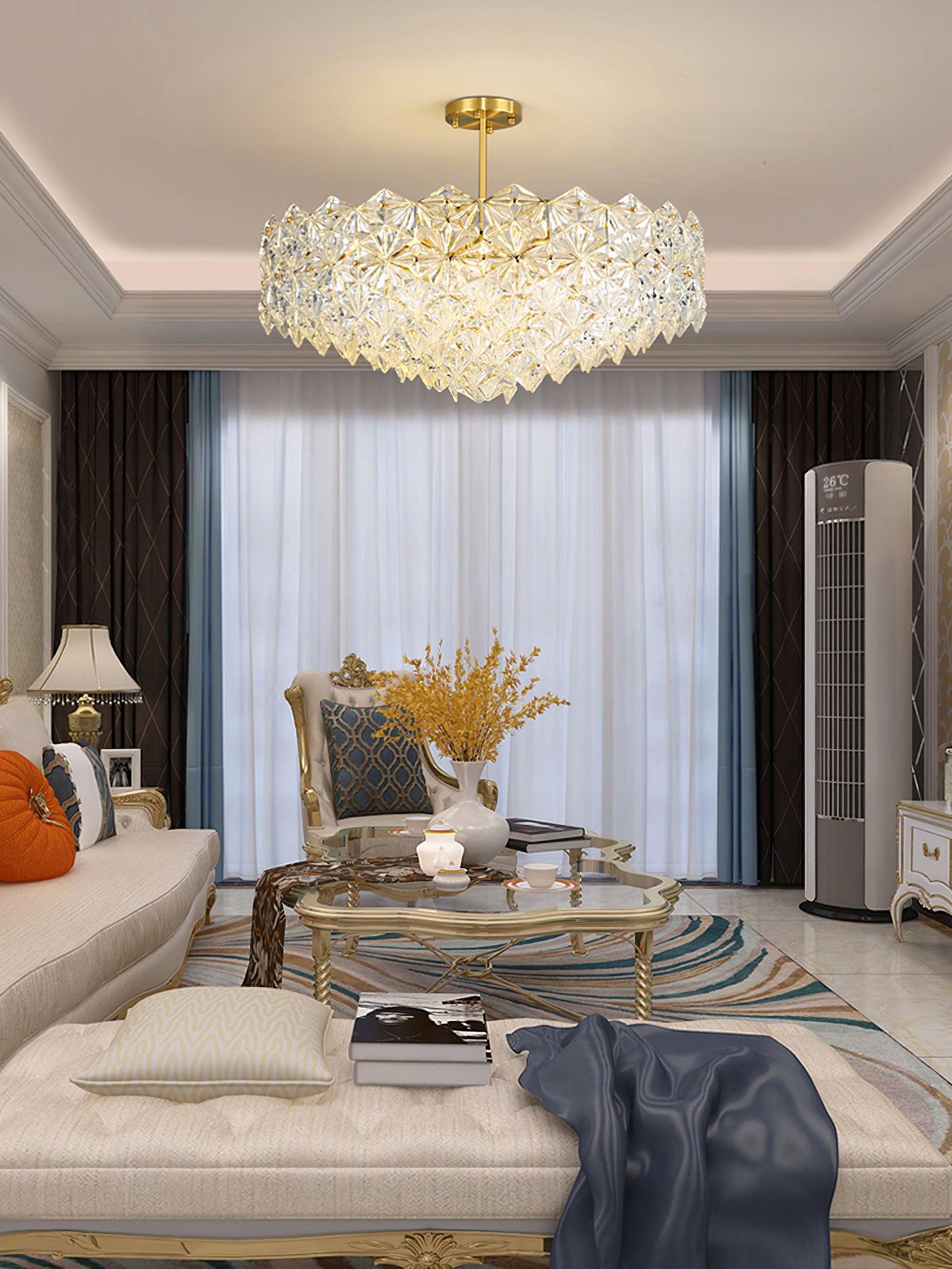 Snowflake Glass Chandelier - YhLamps