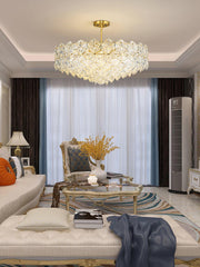 Snowflake Glass Chandelier - YhLamps