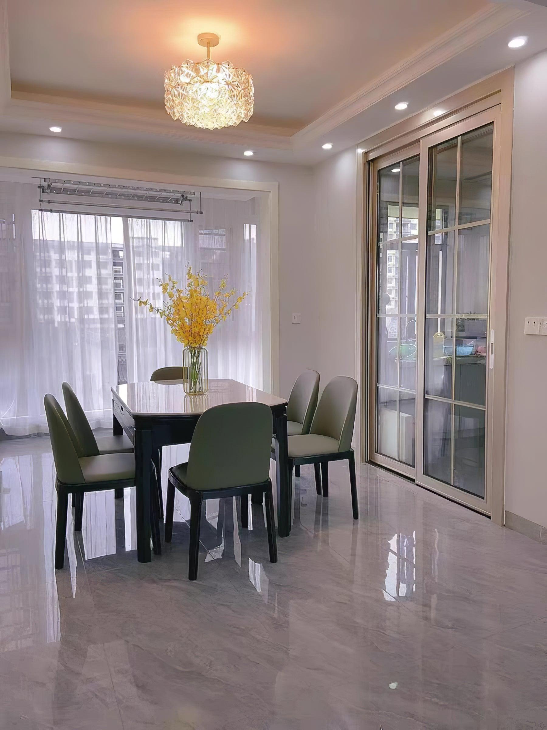 Snowflake Glass Chandelier - YhLamps