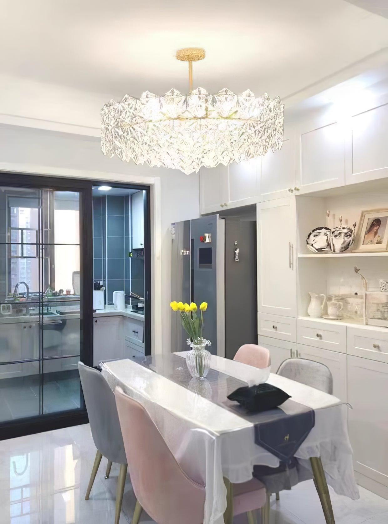 Snowflake Glass Chandelier - YhLamps