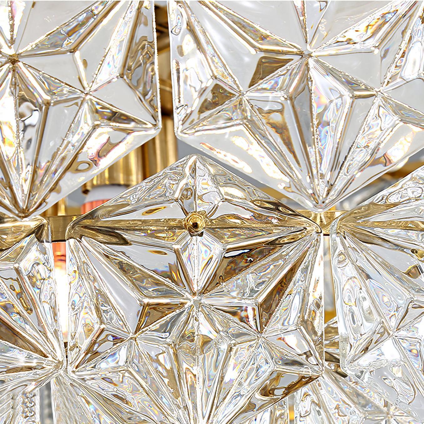 Snowflake Glass Chandelier - YhLamps