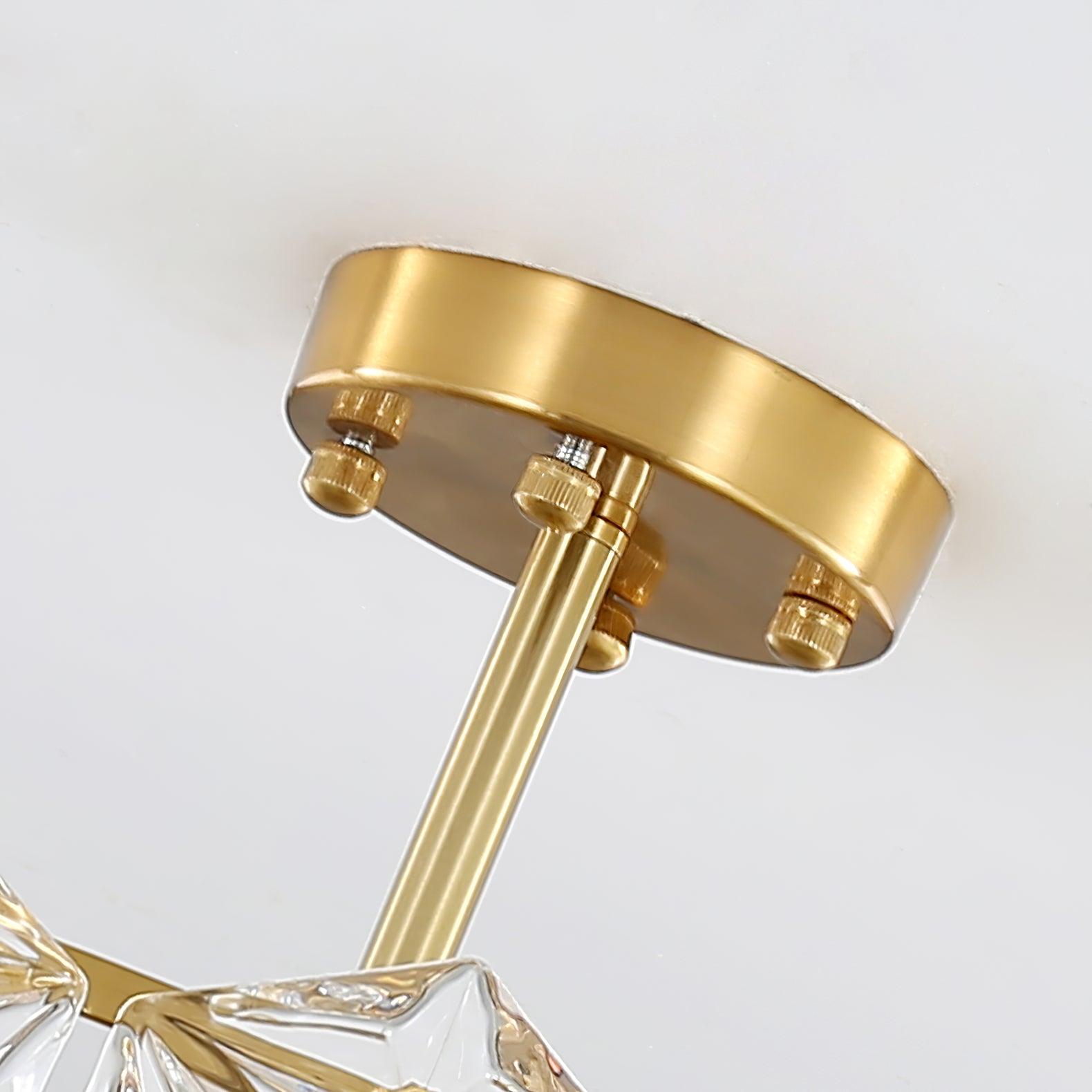 Snowflake Glass Chandelier - YhLamps