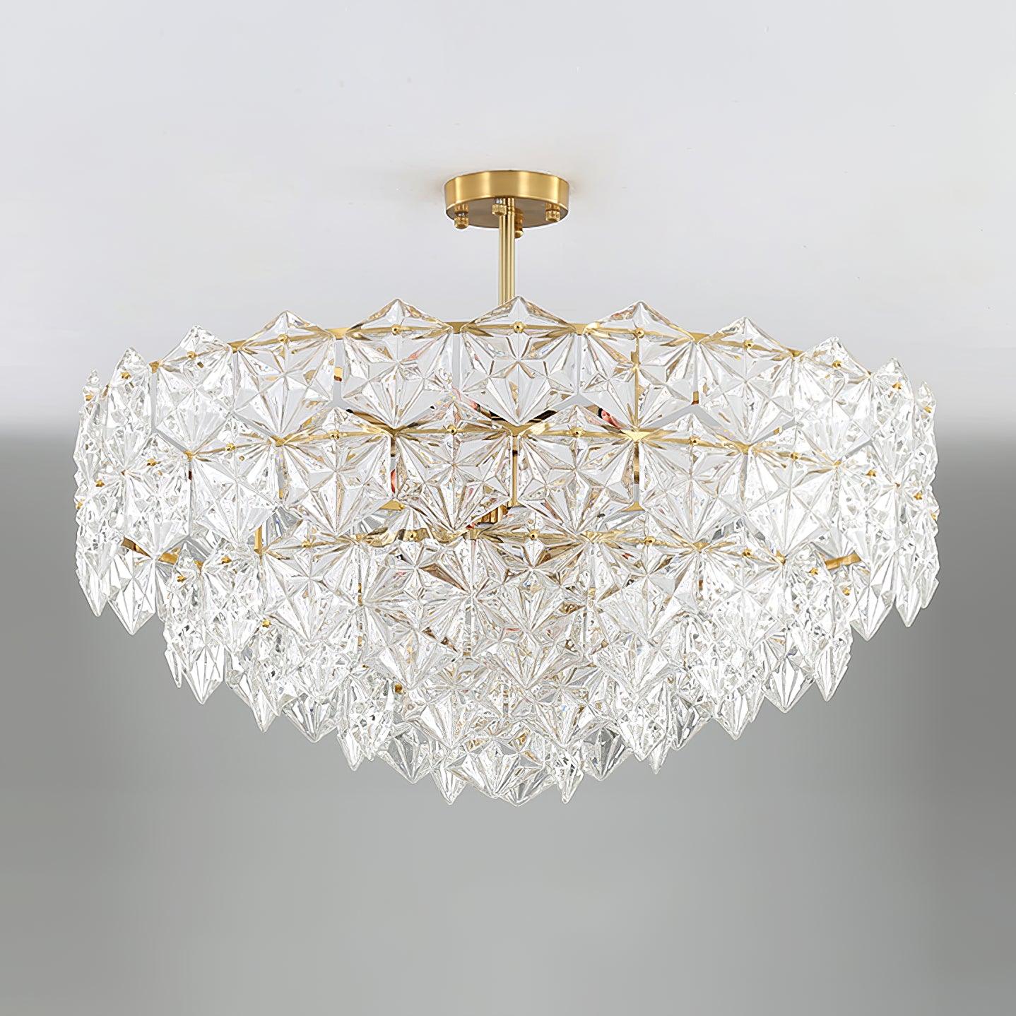 Snowflake Glass Chandelier - YhLamps