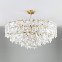 Snowflake Glass Chandelier - YhLamps