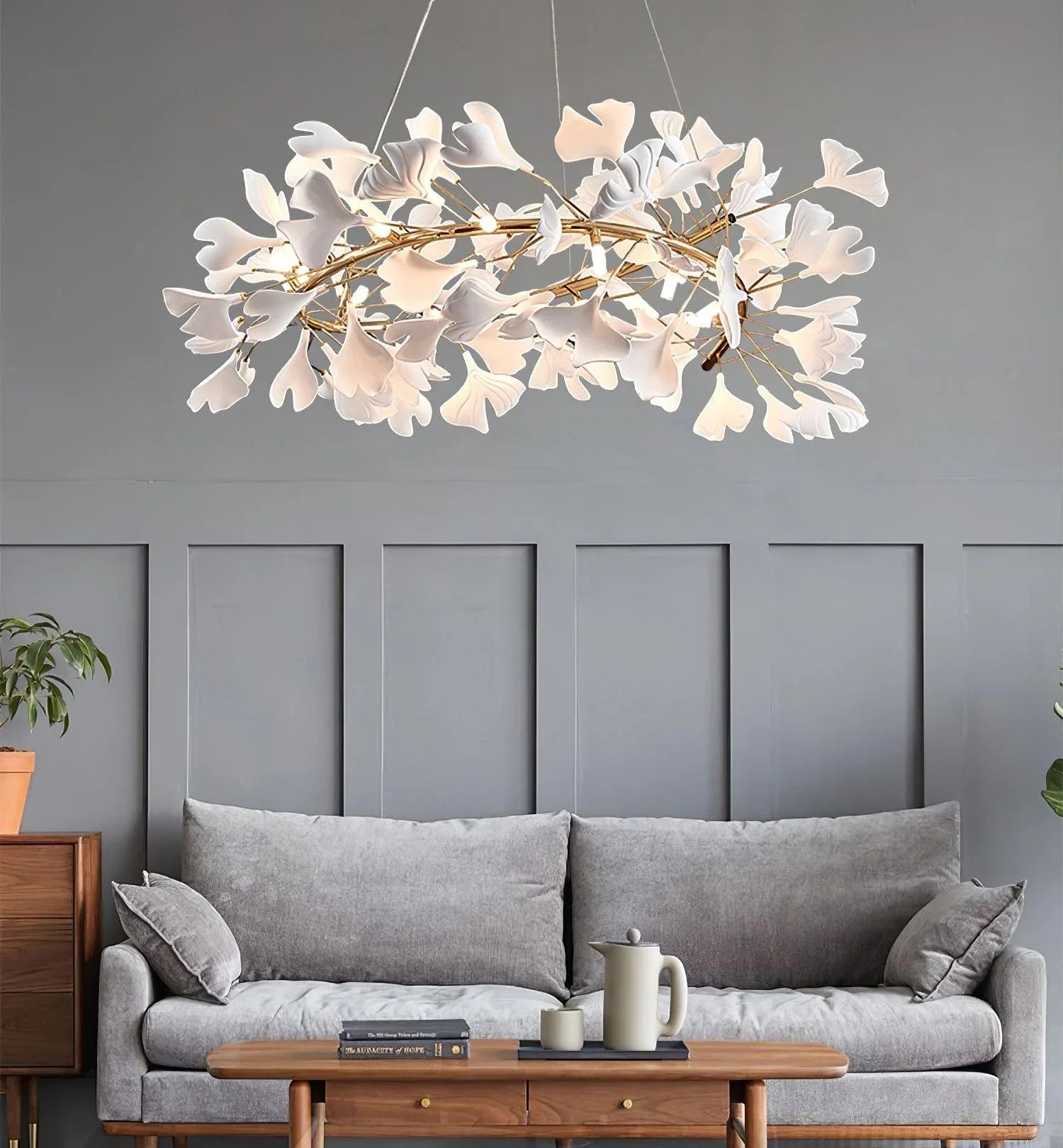 Gingko Chandelier U - YhLamps
