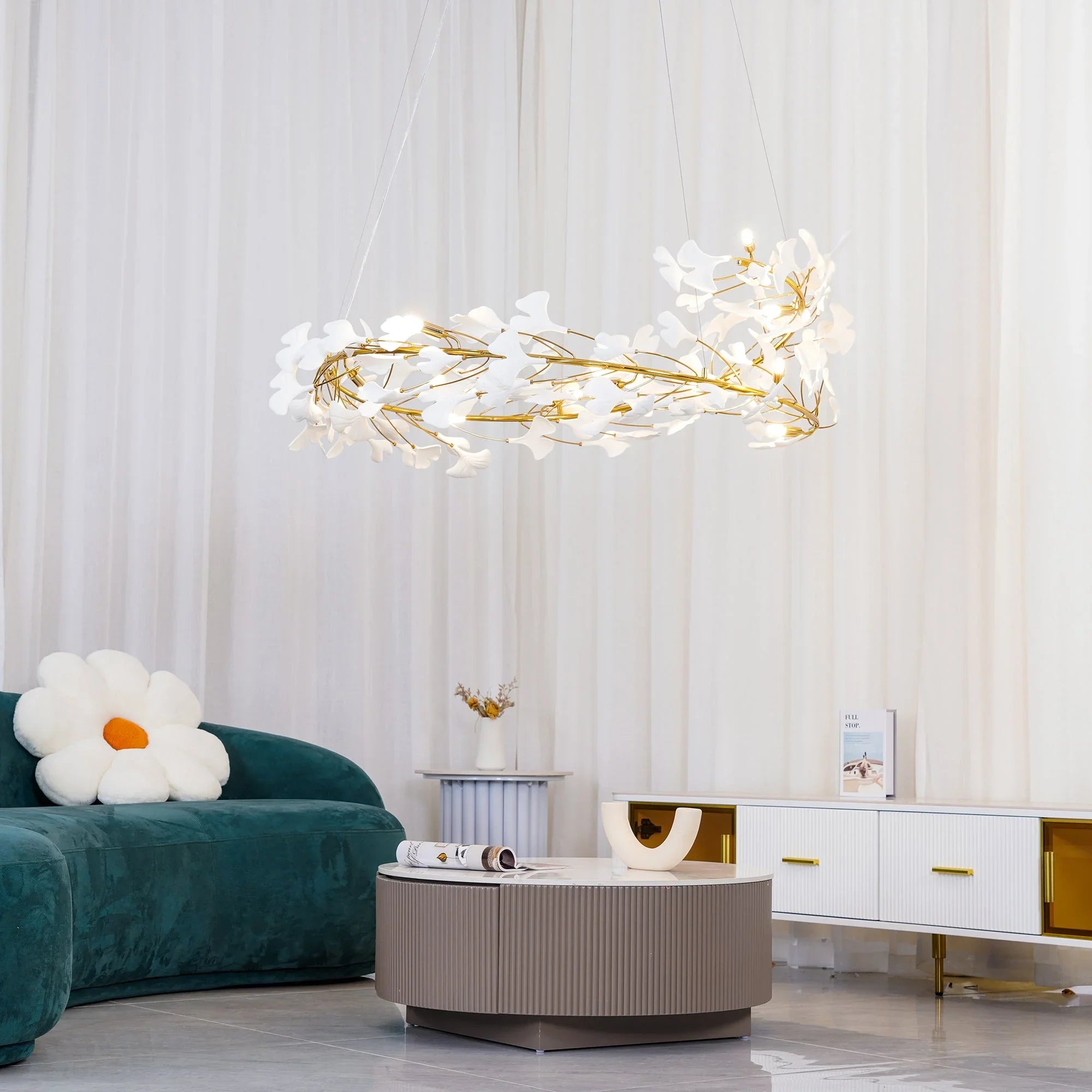 Gingko Chandelier U - YhLamps